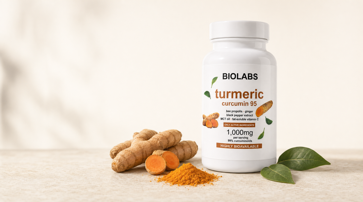 Biolabs – Kurkuma ja kurkumiini 1000 mg