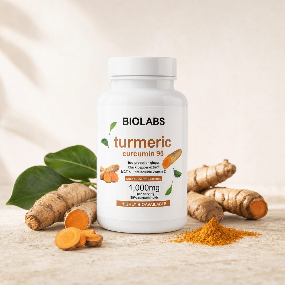 Biolabs – Kurkuma ja kurkumiini 1000 mg